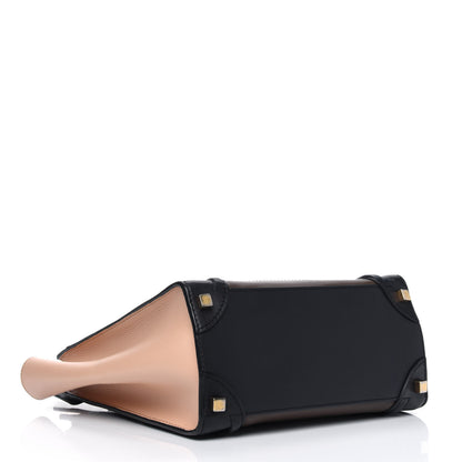 Celine Smooth Calfskin Micro Tri-Color Luggage Camel 4 of 5