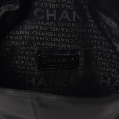 Chanel Lambskin Coco Ball Fold Over Bag Black 6 of 10