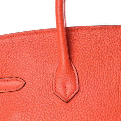 Hermes Togo Birkin 25 Rouge Tomate 18 of 37