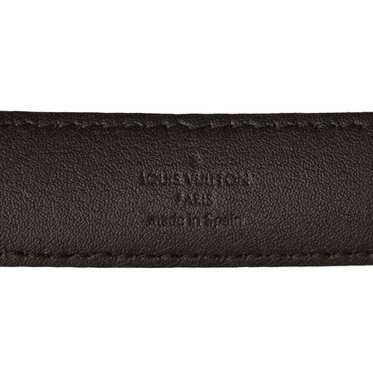 Louis Vuitton Mini Damier Ebene 25mm LV Initiales Belt 80 32 4 of 7