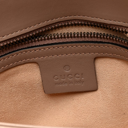 Gucci Calfskin Matelasse Small GG Marmont Shoulder Bag Porcelain Rose 6 of 10