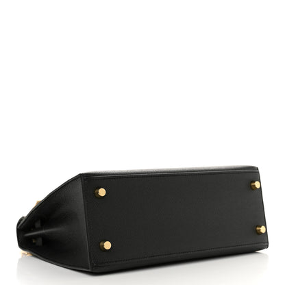 Hermes Epsom Kelly Sellier 25 Black 4 of 14