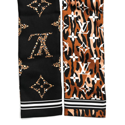 Louis Vuitton Silk Monogram Giant Jungle Bandeau Black 2 of 4