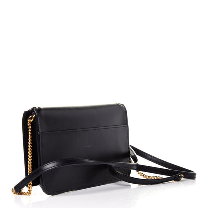Saint Laurent Smooth Calfskin Monogram Phone Holder Crossbody Black 3 of 10