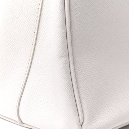 Prada Saffiano Lux Medium Tote Talco 17 of 19
