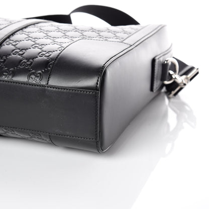 Gucci Guccissima Signature Eden Briefcase Black 6 of 14
