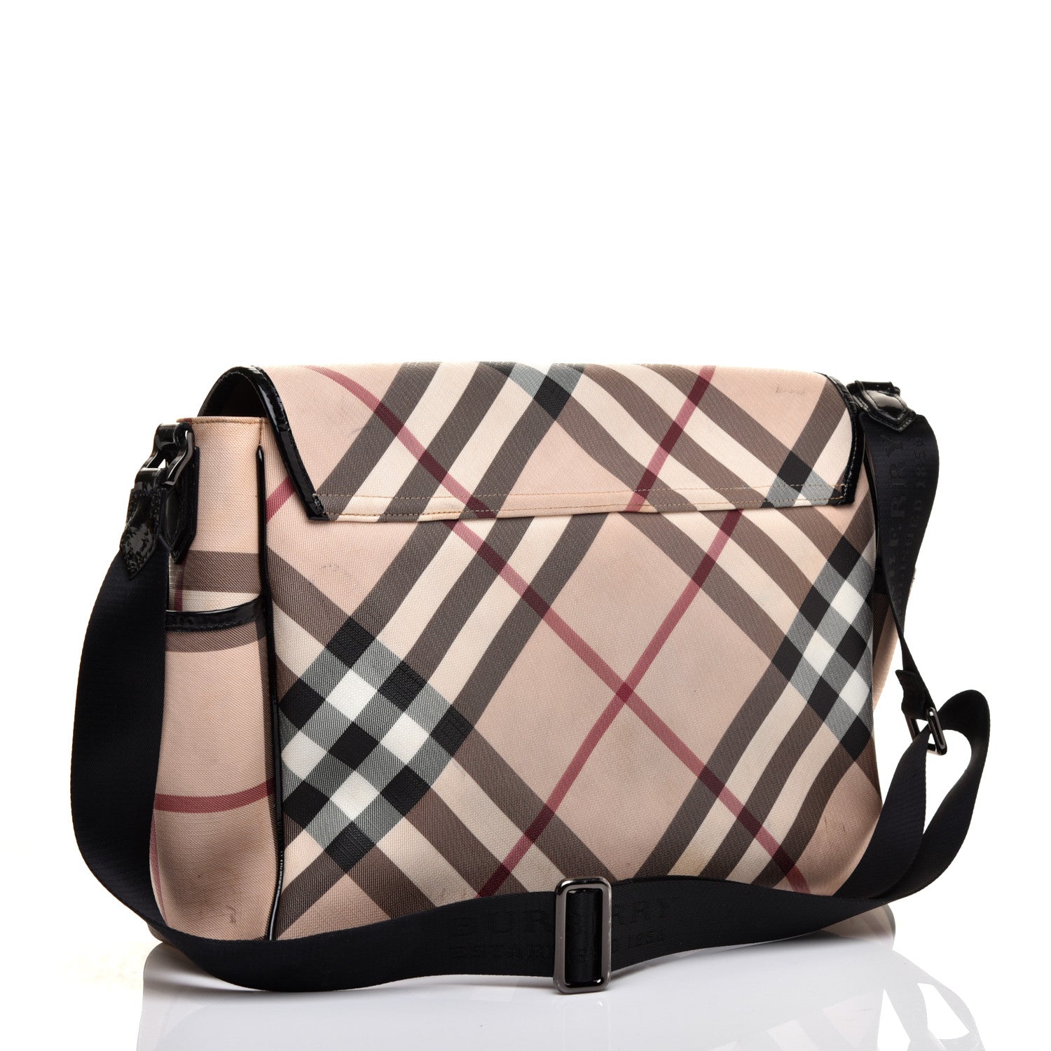 Burberry Nova Check Diaper Messenger Bag 3 of 13