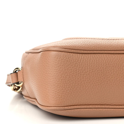 Gucci Pebbled Calfskin Small Soho Disco Bag Camelia 6 of 9