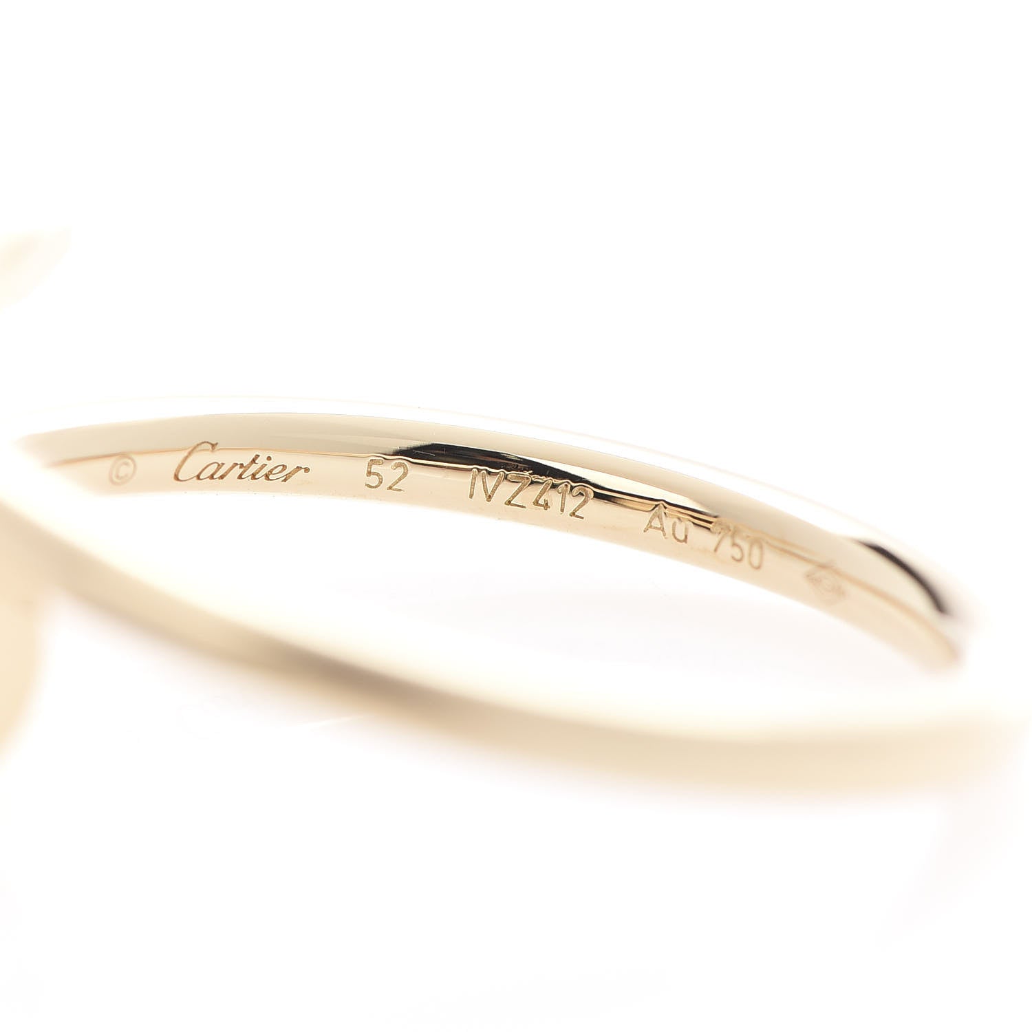 Cartier 18K Yellow Gold Small Juste Un Clou Ring 52 6 4 of 5