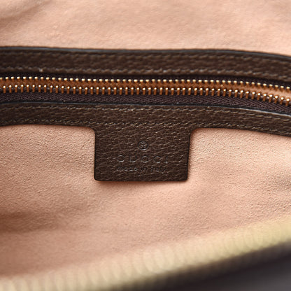 Gucci GG Supreme Monogram Web Medium Ophidia Top Handle Dome Bag Brown 6 of 10