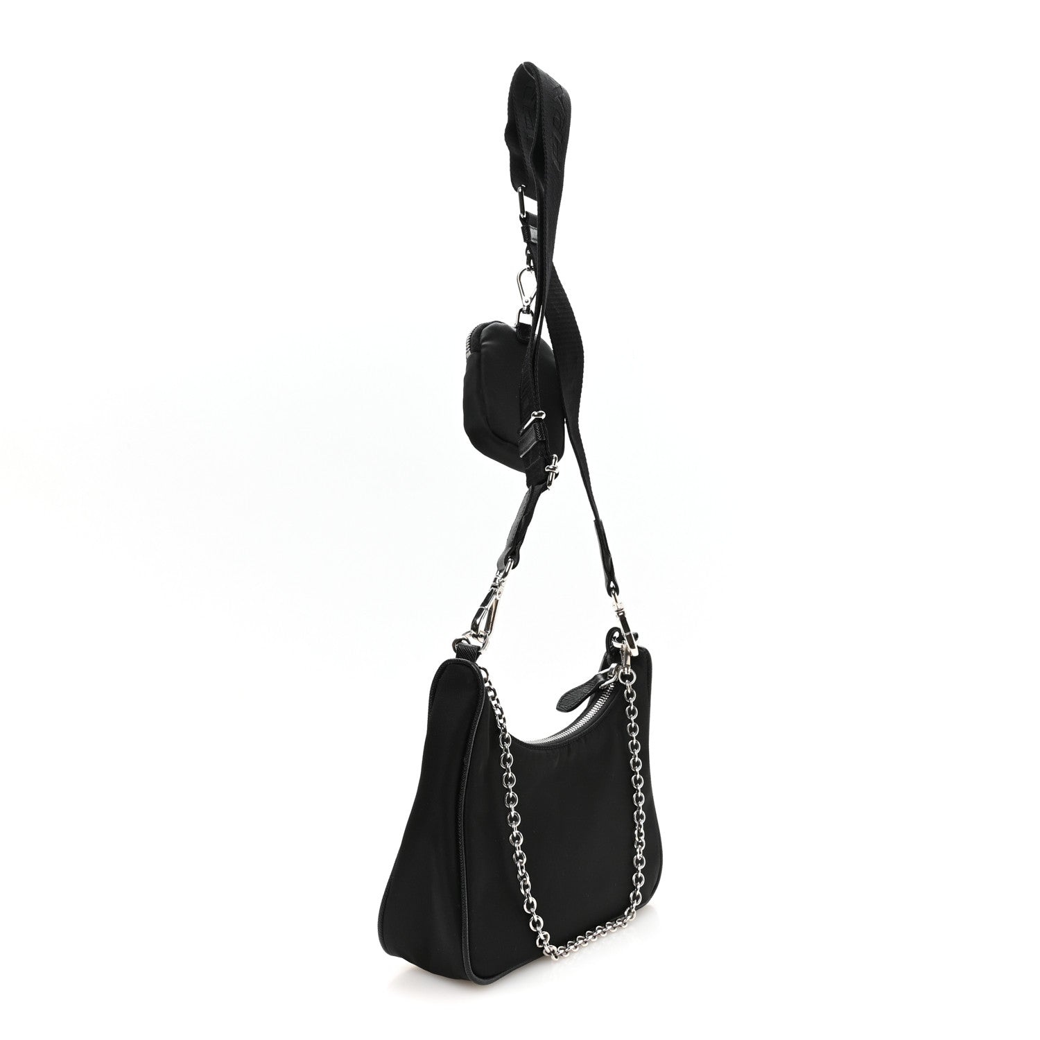Prada Re-Nylon Saffiano Re-Edition 2005 Shoulder Bag Black 3 of 11