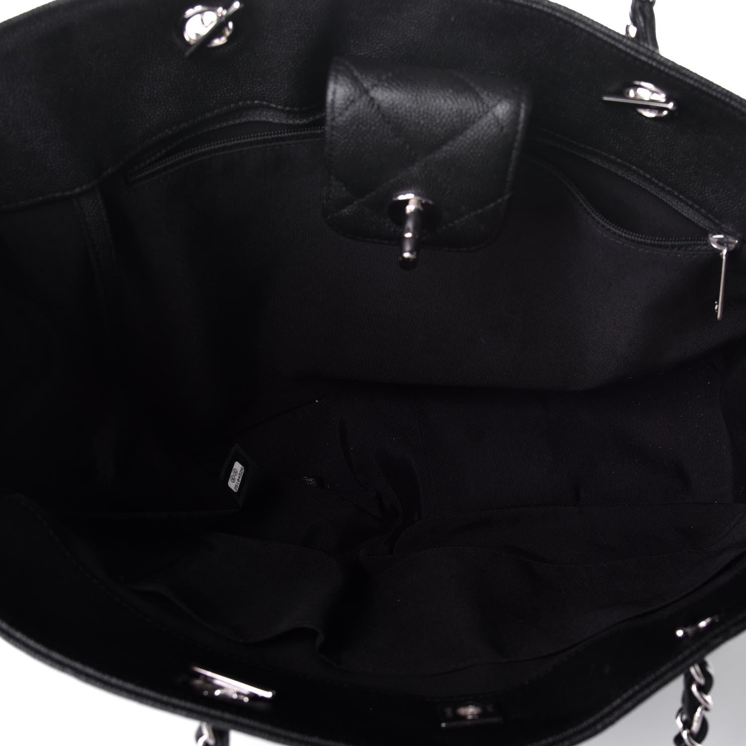 Chanel Caviar Quilted Large Shopping Tote Black 5 of 10