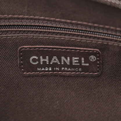 Chanel Caviar Large CC Tuck Tote Brown 6 of 10