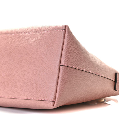 Gucci Dollar Calfskin GG Charm Dome Satchel Soft Pink 9 of 9
