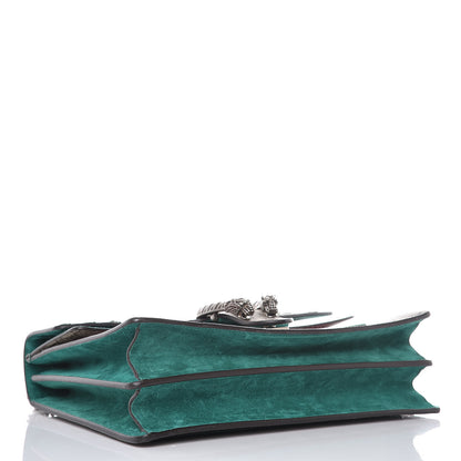 Gucci GG Supreme Monogram Embroidered Medium Dionysus Shoulder Bag Emerald 5 of 10