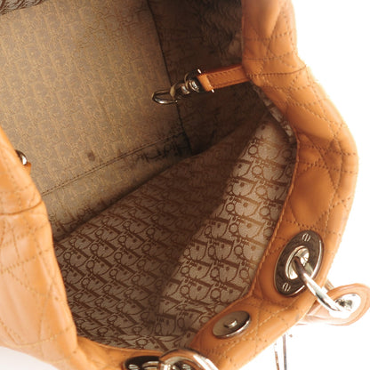 Christian Dior Lambskin Cannage Soft Large Lady Dior Tote Tan 10 of 10