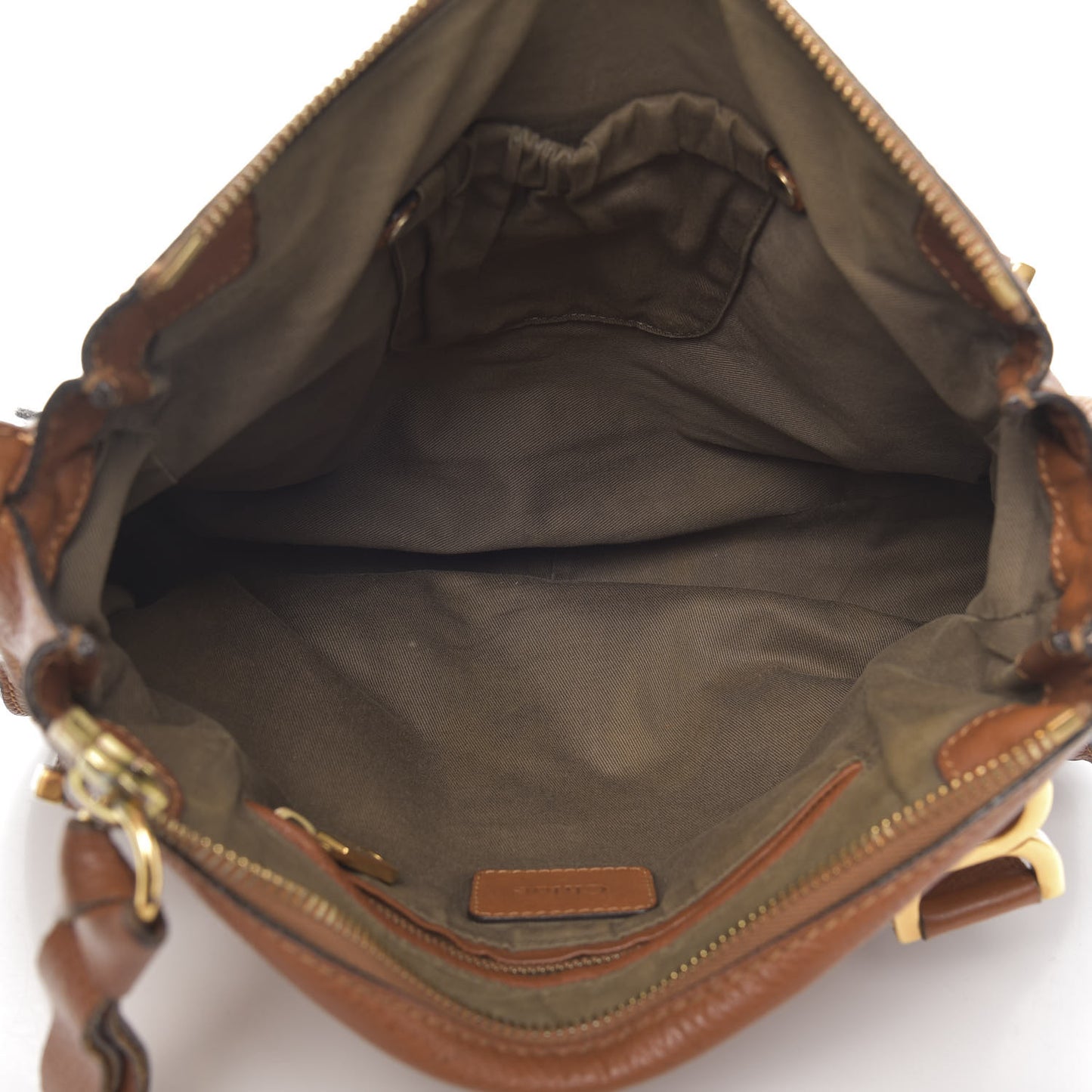 Calfskin Medium Marcie Satchel Tan