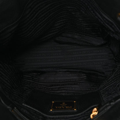 Prada Vitello Daino Tote Black 5 of 9