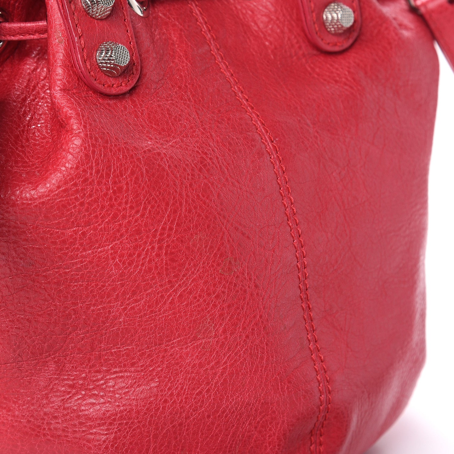 Balenciaga Agneau Giant 12 Silver Hardware Mini Pompon Rose Thulian 14 of 15