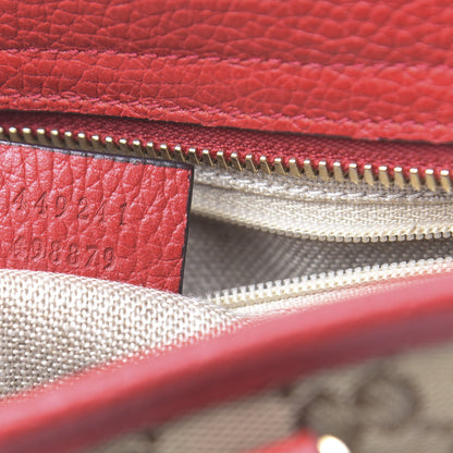 Gucci Monogram Small Bree Tote Red 7 of 11