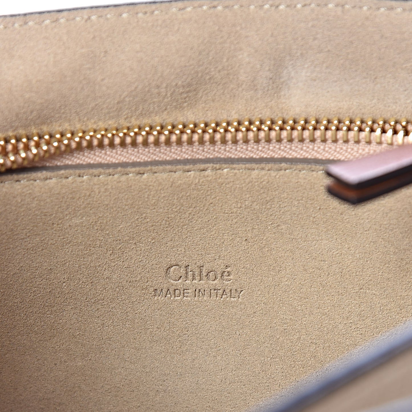 Suede Calfskin Medium Faye Shoulder Bag Tobacco