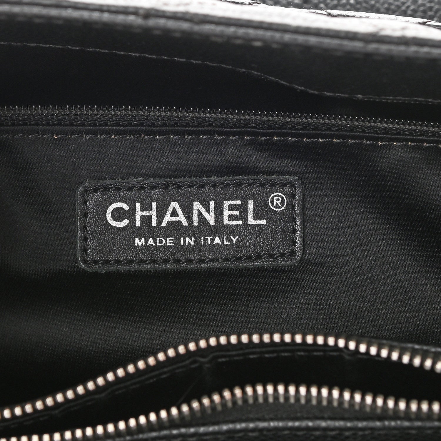 Chanel Caviar Quilted Grand Shopping Tote GST Black 6 of 12