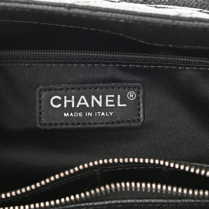 Chanel Caviar Quilted Grand Shopping Tote GST Black 6 of 12