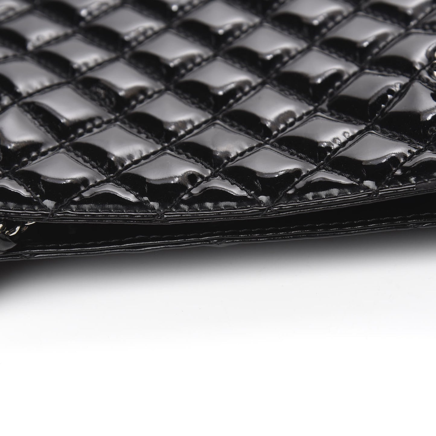 Vinyl Quilted In The Business North South Tote Black