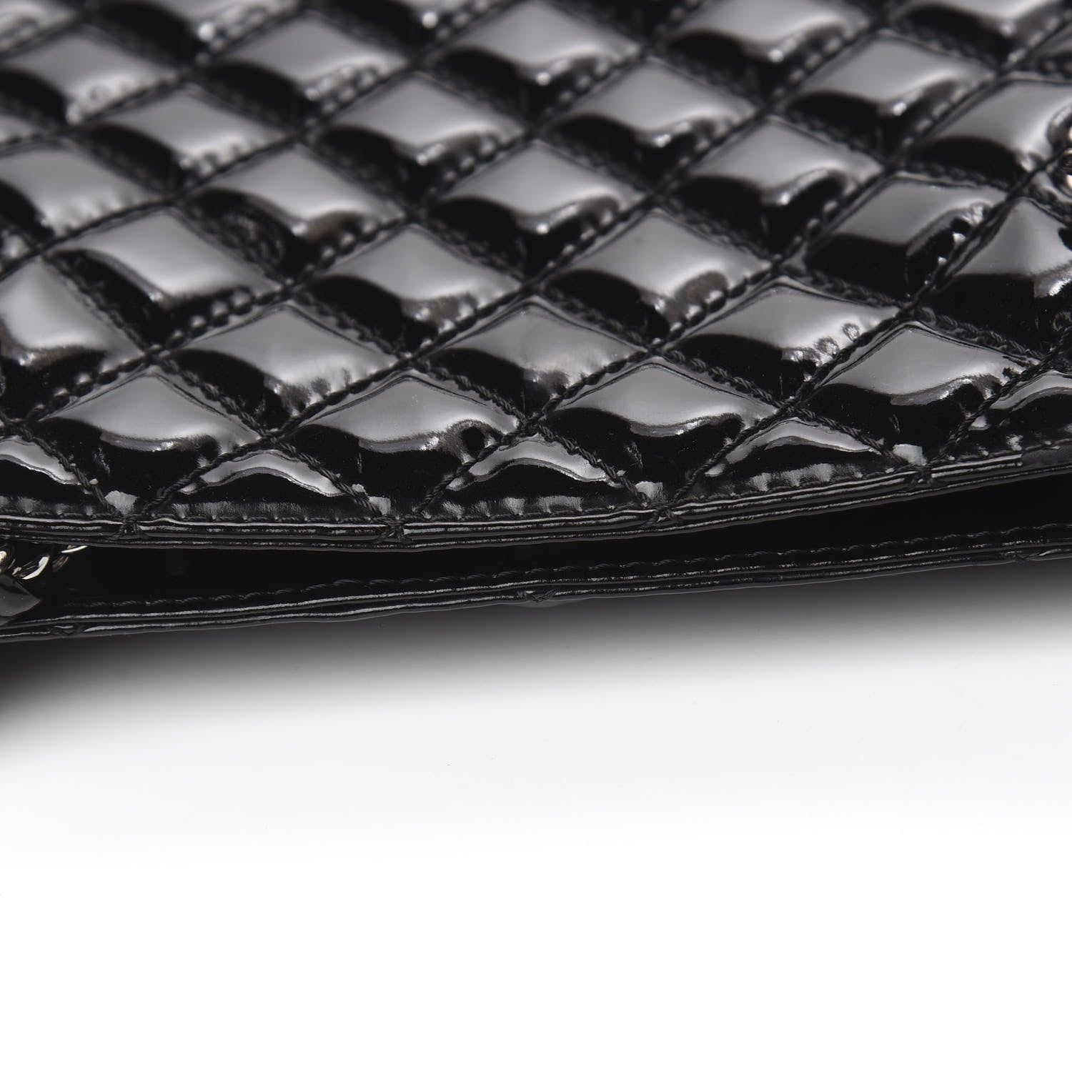 Chanel Vinyl Quilted In The Business North South Tote Black 9 of 16