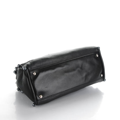 Chanel Lambskin Pearl Obsession Tote Black 4 of 7