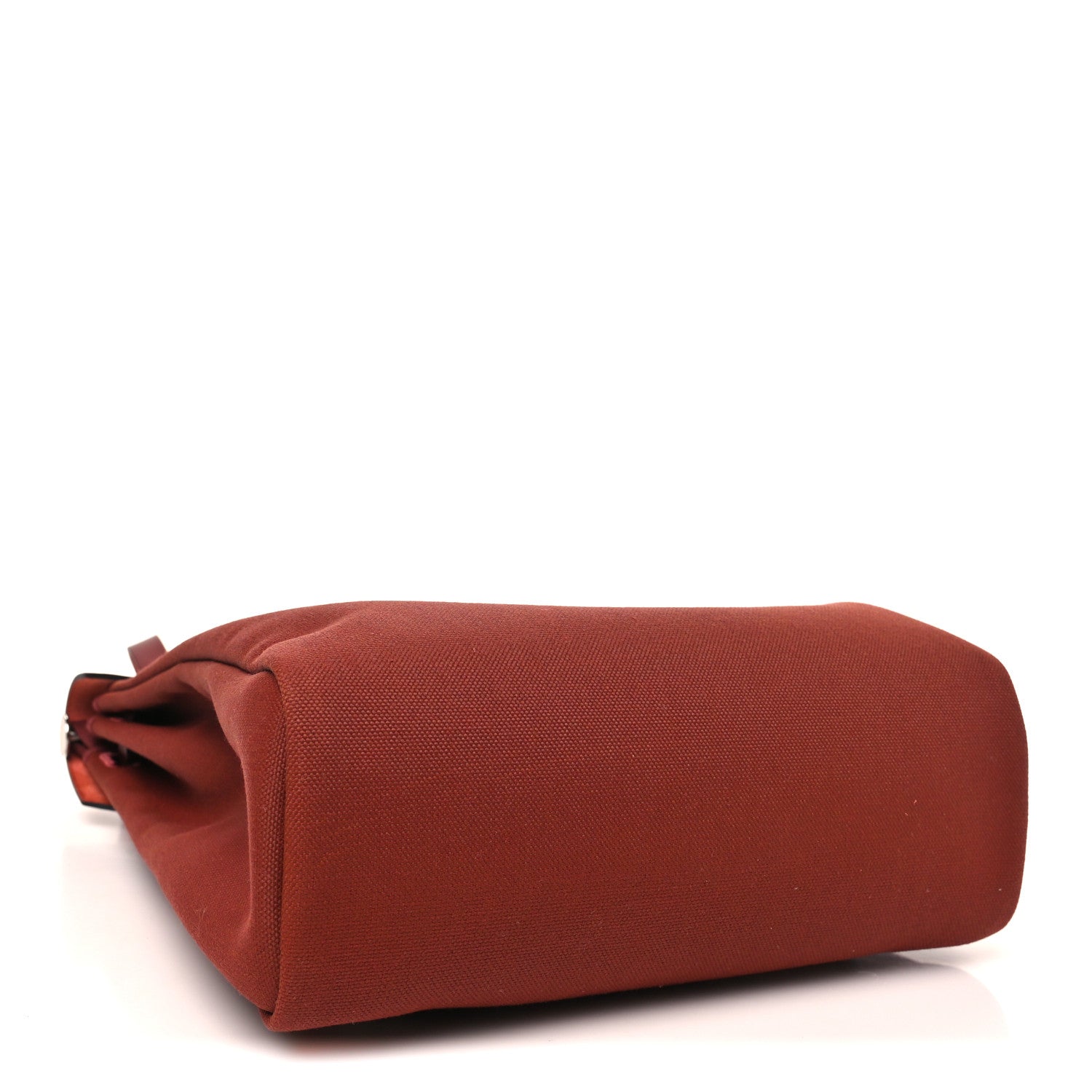 Hermes Military Toile Vache Hunter Herbag a Dos Zip Retourne Backpack Rouge H 4 of 10