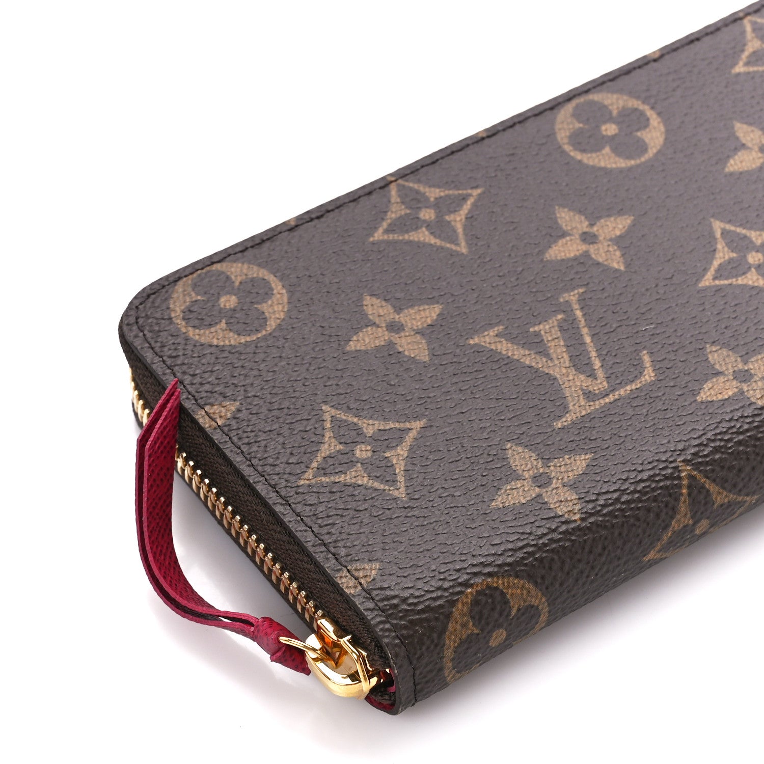 Louis Vuitton Monogram Clemence Wallet Fuchsia 8 of 10
