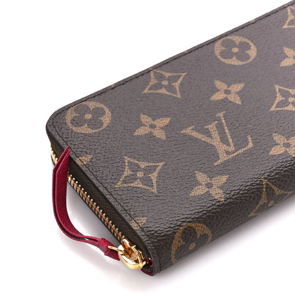 Louis Vuitton Monogram Clemence Wallet Fuchsia 8 of 10