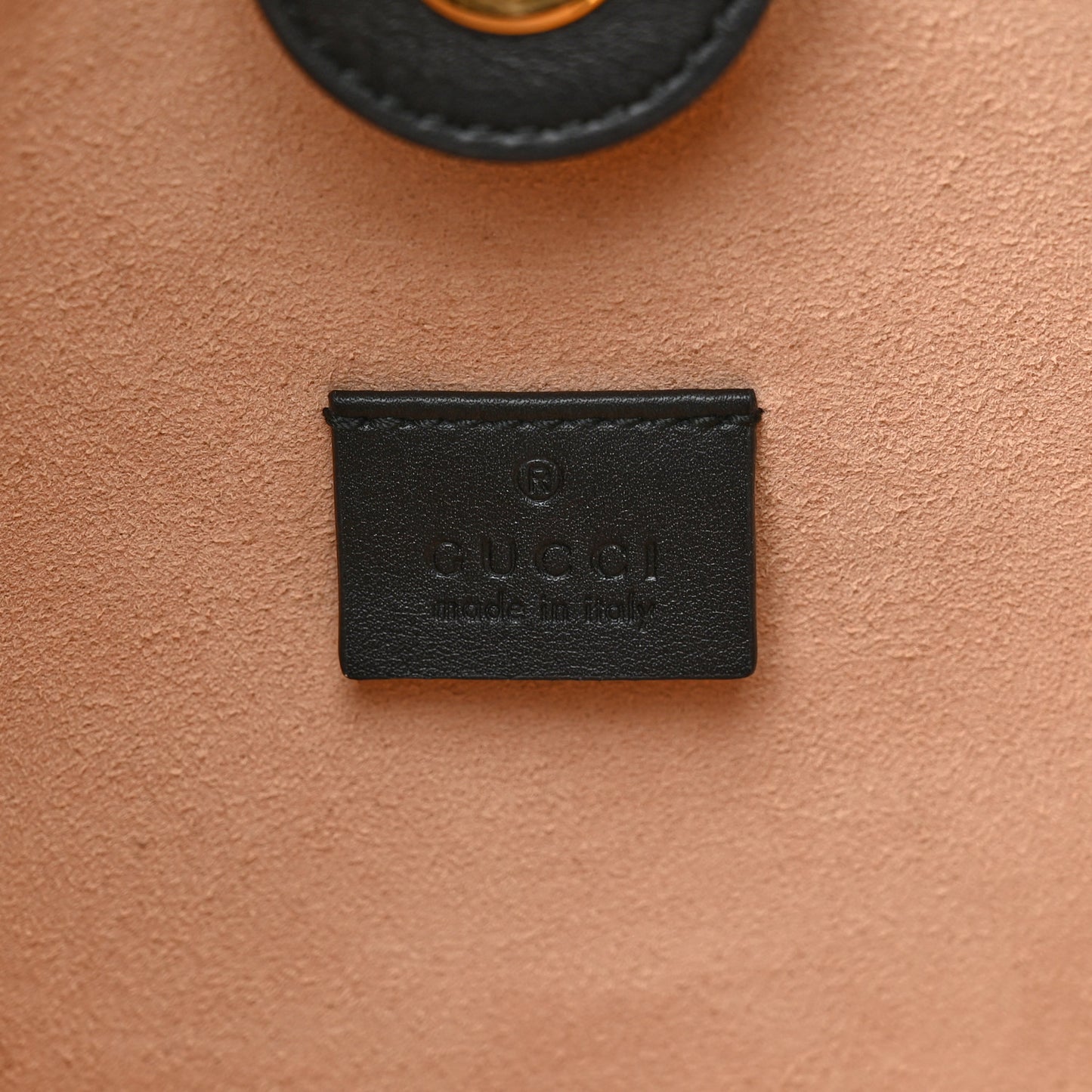 Velvet GG Monogram Large Rajah Chain Tote Brown