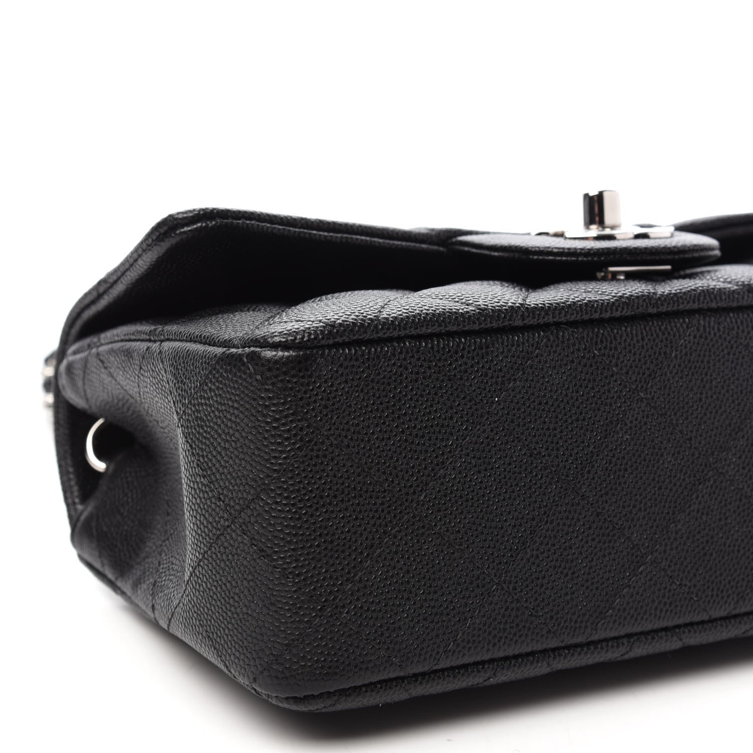 Chanel Caviar Quilted Mini Rectangular Flap Black 6 of 11