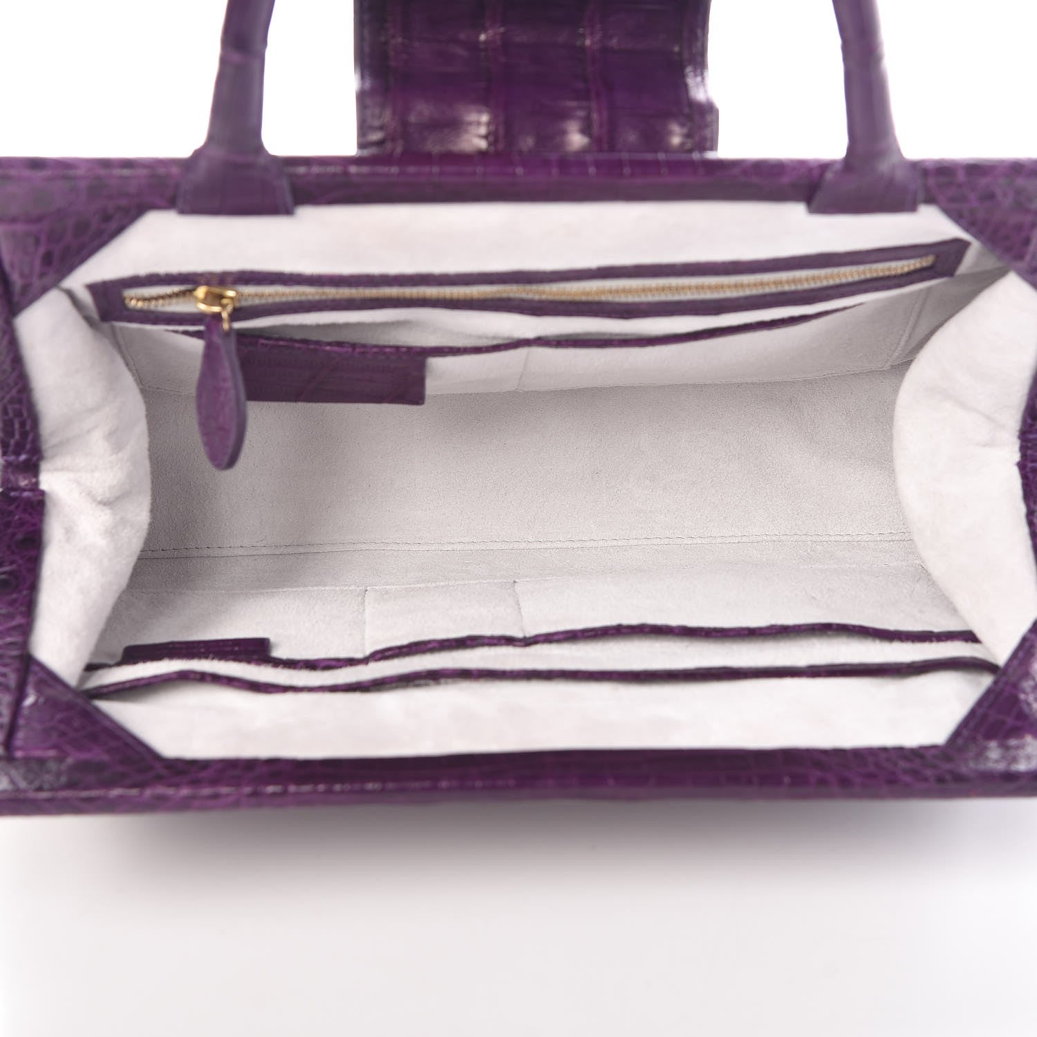 Nancy Gonzalez Crocodile Small Satchel Purple 5 of 8
