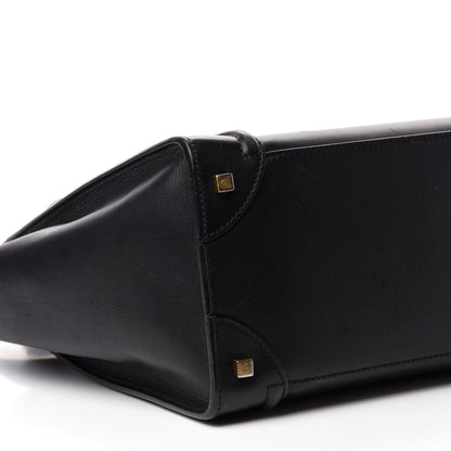 Celine Smooth Calfskin Mini Luggage Black 6 of 13