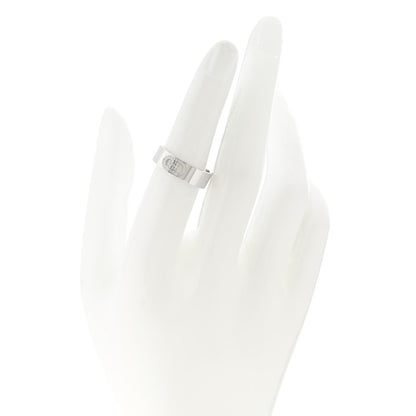 Hermes 18K White Gold Diamond PM H D'Ancre Ring 53 6.25 2 of 5