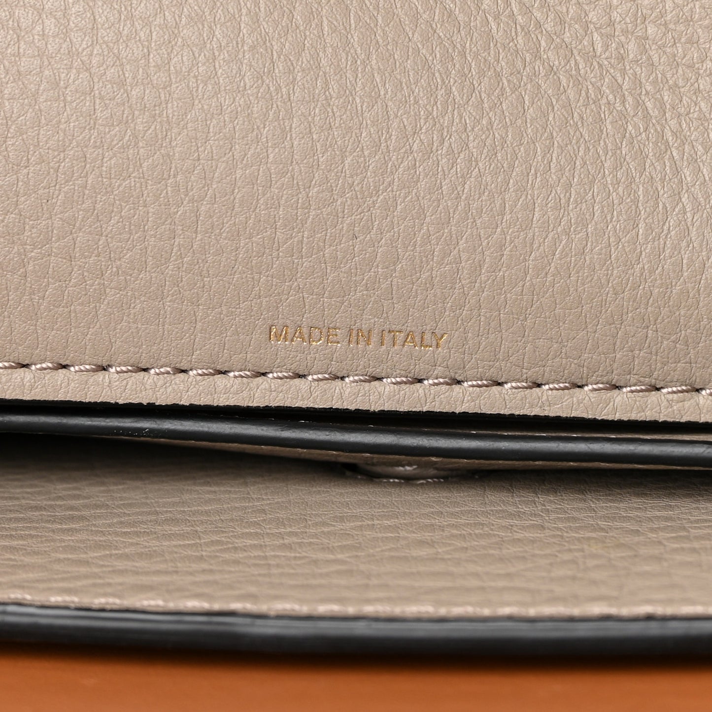 Soft Grain Calfskin Small Belt Bag Mineral Grey