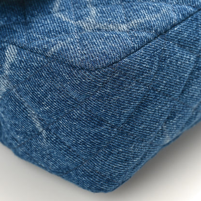 Chanel Denim CC Quilted Mini Square Flap Blue 7 of 8