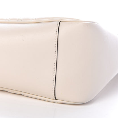 Gucci Calfskin Matelasse Large GG Marmont Shoulder Bag Mystic White 11 of 11