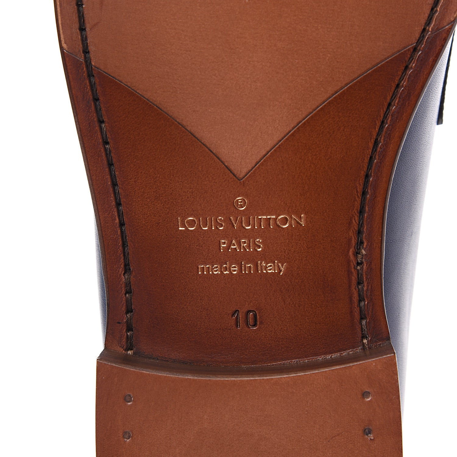 Louis Vuitton Suede Monogram Mens Sorbonne Loafers 10 Marine 8 of 8