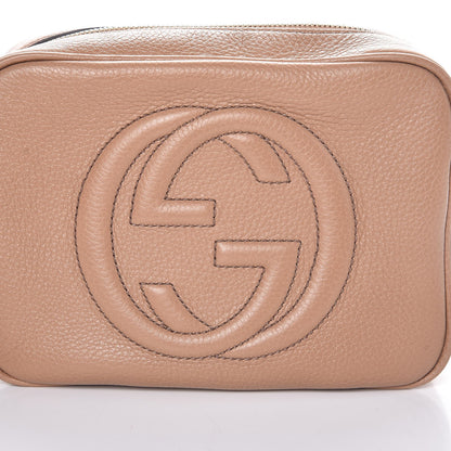 Gucci Pebbled Calfskin Small Soho Disco Bag Camelia 8 of 8