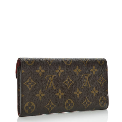 Louis Vuitton Monogram Josephine Wallet Red 3 of 9
