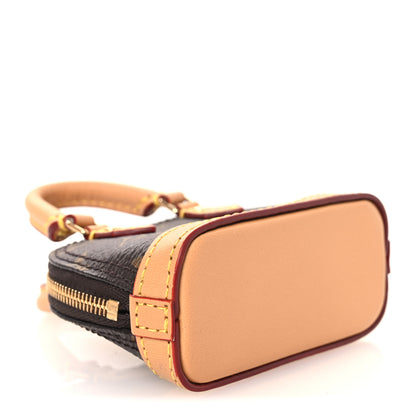 Louis Vuitton Monogram Micro Alma Bag Charm 3 of 7