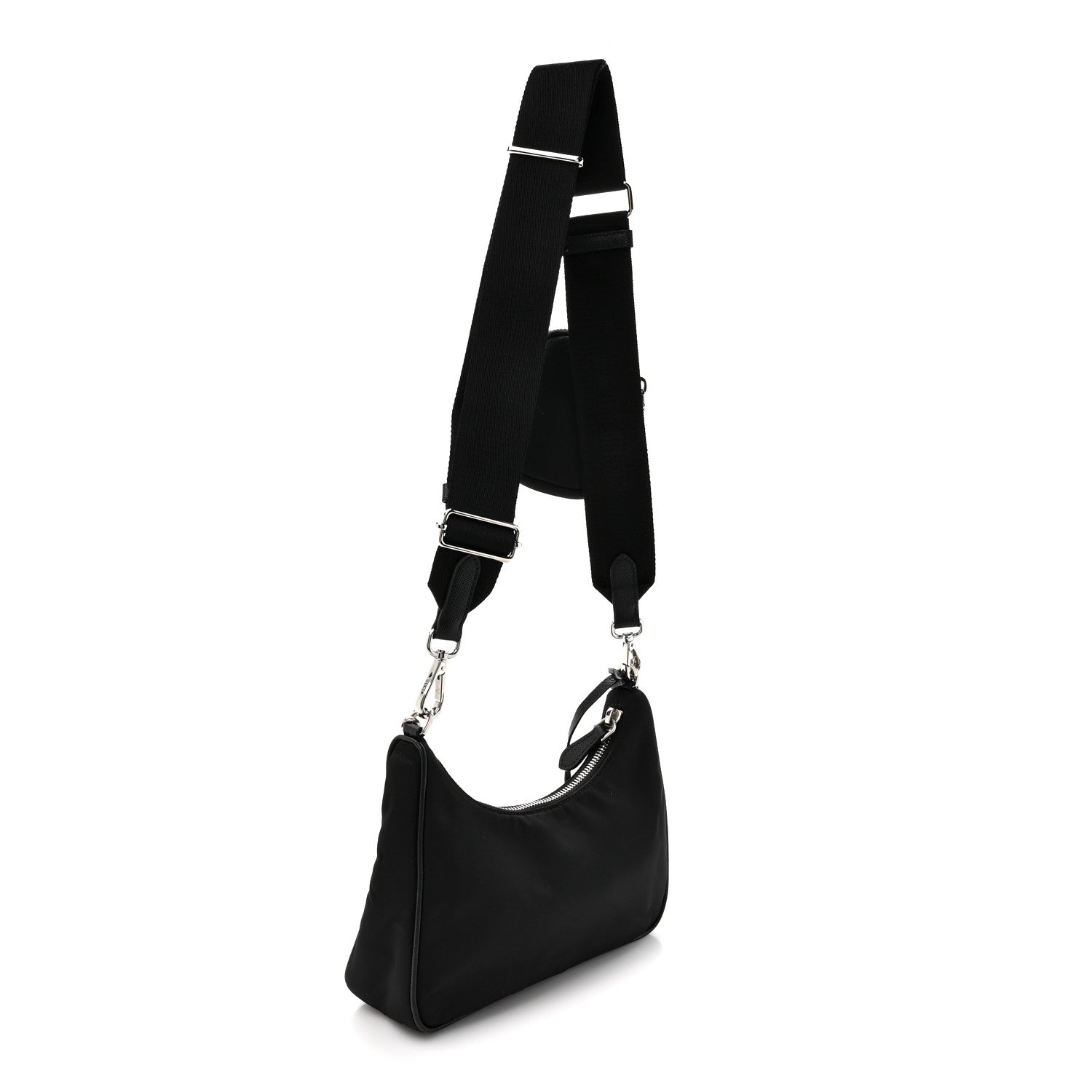 Prada Nylon Re-Edition 2005 Shoulder Bag Black 3 of 9