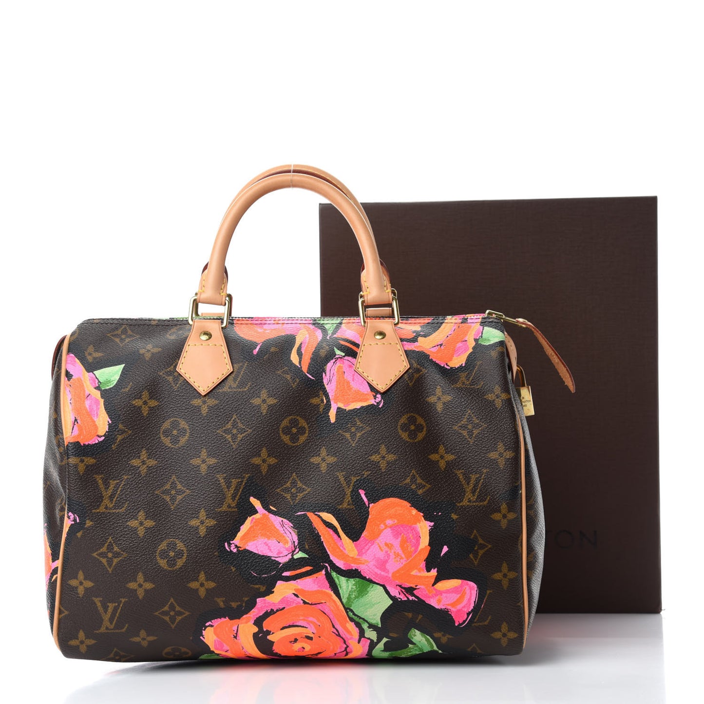 Monogram Roses Speedy 30