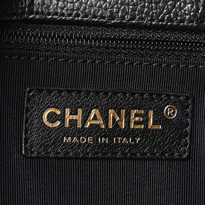 Chanel Calfskin Cerf Shopper Tote Black 6 of 10