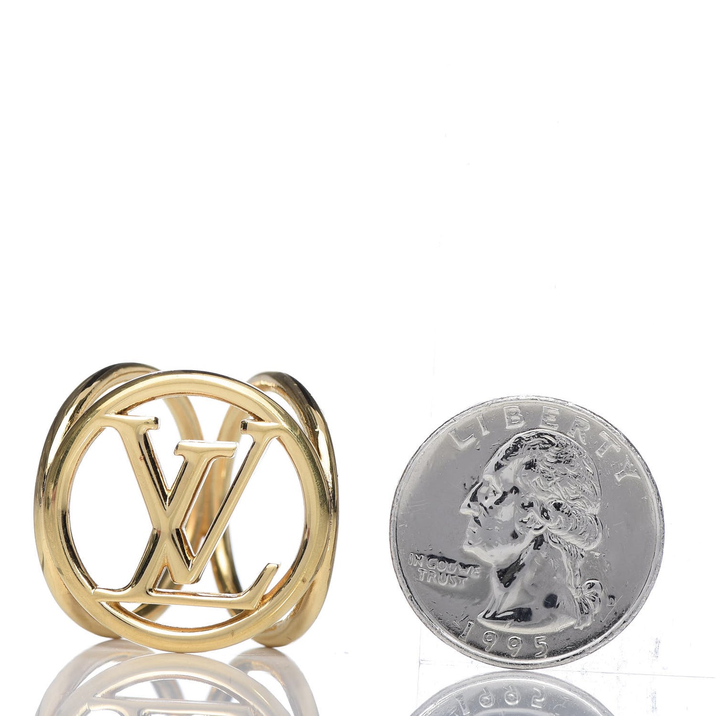 Louise Scarf Ring Holder Gold
