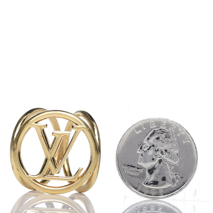 Louis Vuitton Louise Scarf Ring Holder Gold 2 of 4